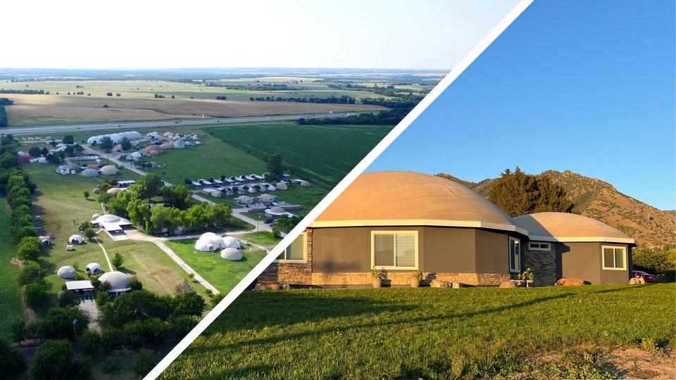 Monolithic Dome Research Park and Arcadia Dome Home ready to tour.